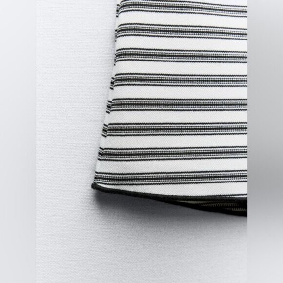 ZARA 2 PIECE SET STRIPED STRETCH KNIT TOP AND HIPSTER PANTIES - Picture 8 of 8